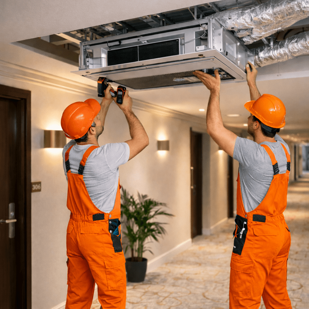 Instalación de aire acondicionado